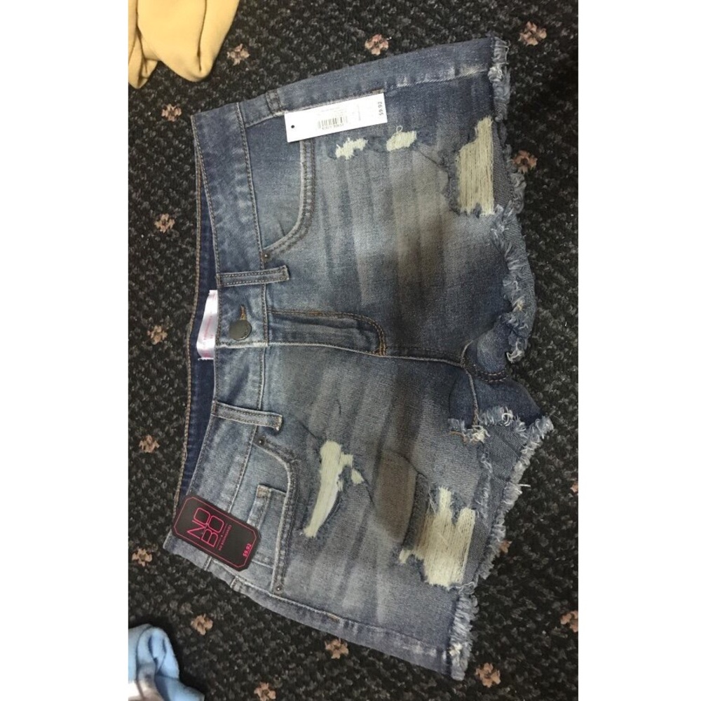 Distressed Jean shorts